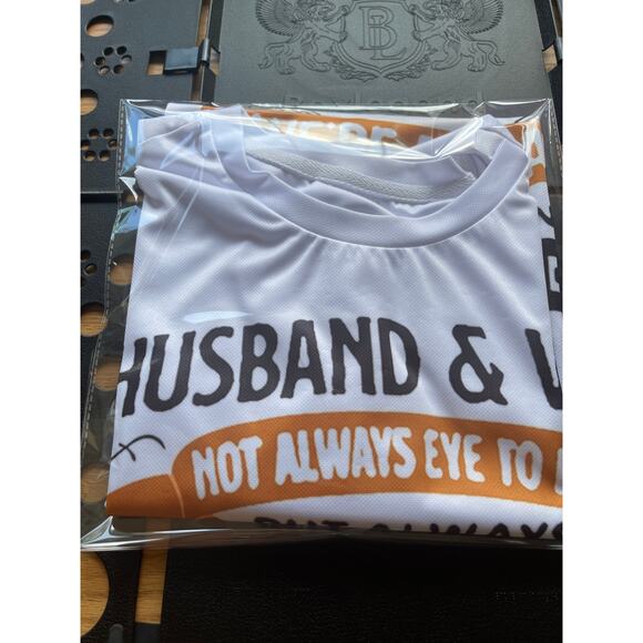 Husband and Wife mesh shirt L" Not always eye to eye" - Picture 5 of 5